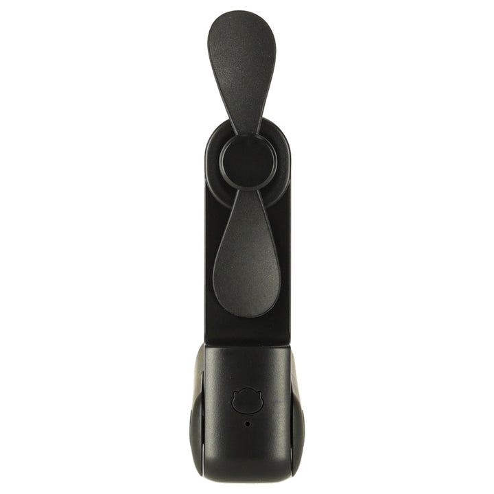 Bordventilator mini håndholdt foldbar vindmølle bærbar USB sort