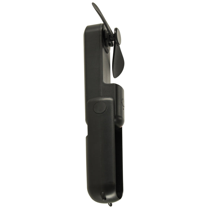 Bordventilator mini håndholdt foldbar vindmølle bærbar USB sort