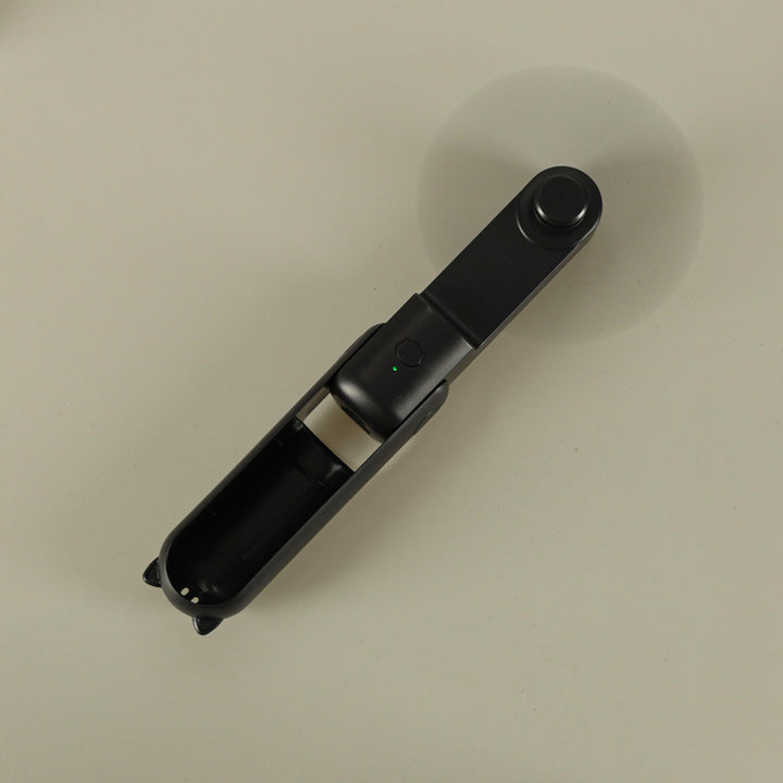 Bordventilator mini håndholdt foldbar vindmølle bærbar USB sort