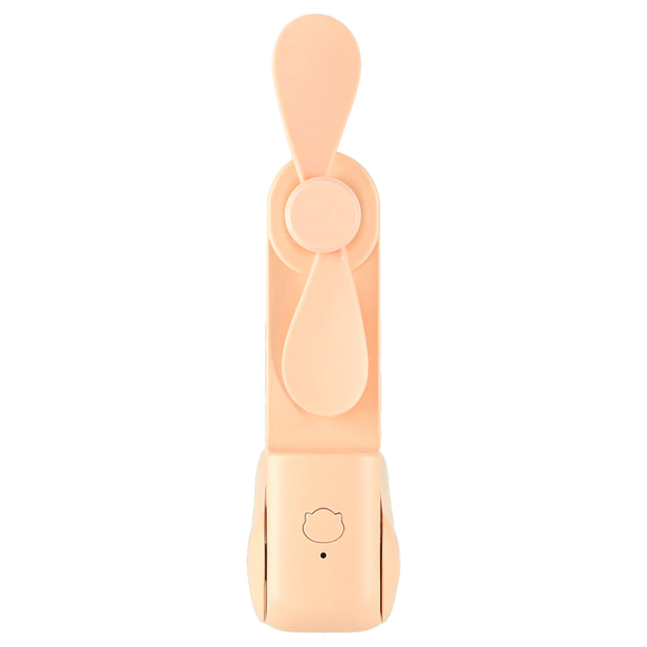 Bordventilator mini håndholdt foldbar vindmølle bærbar USB pink