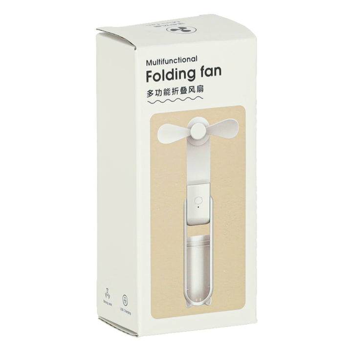 Bordventilator mini håndholdt foldbar vindmølle bærbar USB pink