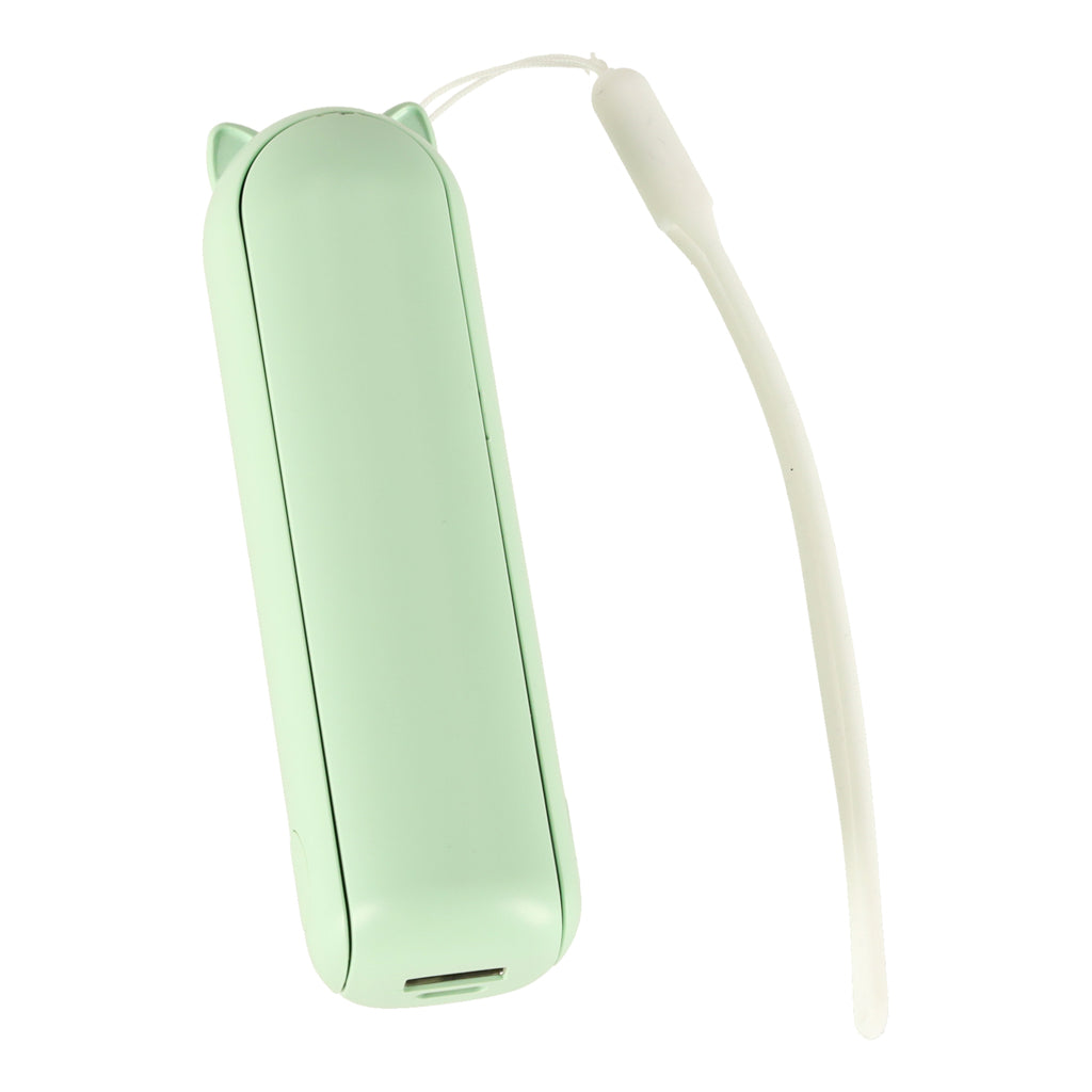Bordventilator mini håndholdt foldbar vindmølle bærbar USB grøn