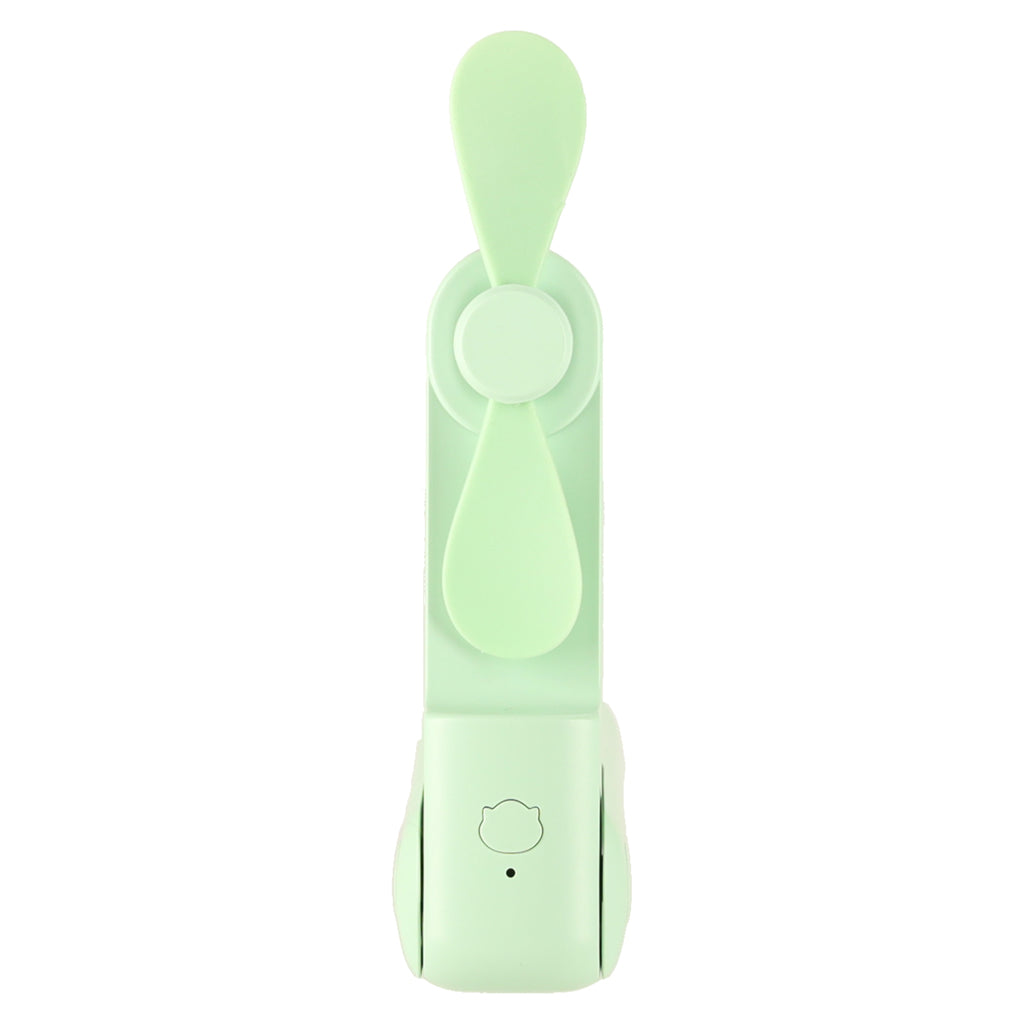Bordventilator mini håndholdt foldbar vindmølle bærbar USB grøn