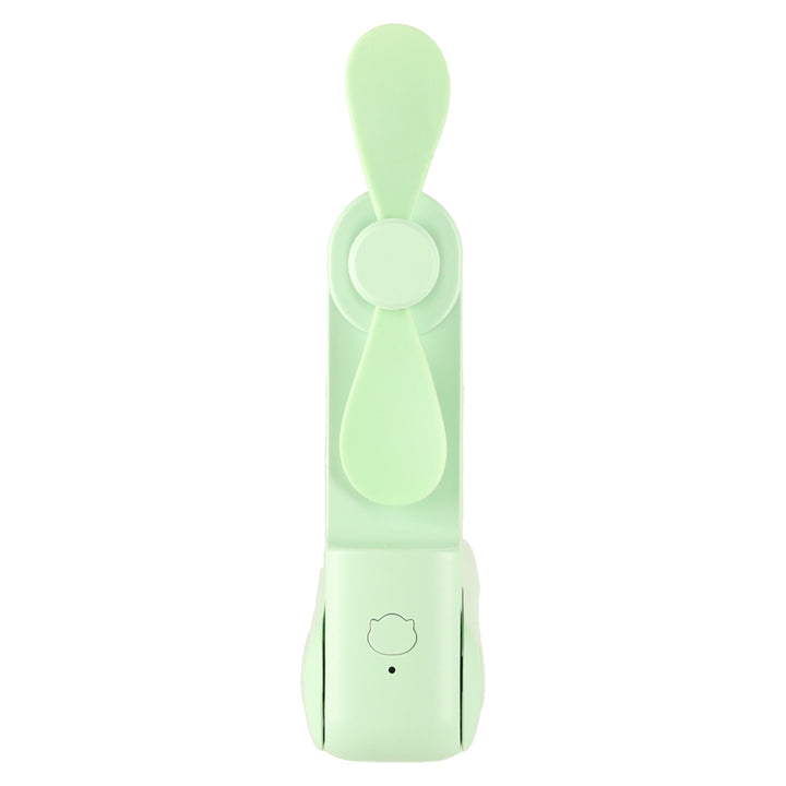 Bordventilator mini håndholdt foldbar vindmølle bærbar USB grøn