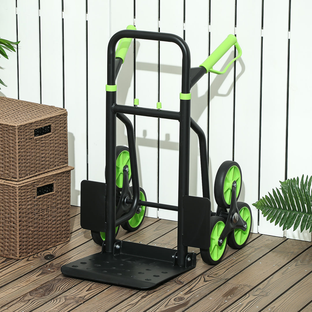 Trappevogn, foldbar transportvogn med stålramme, maks. 120 kg