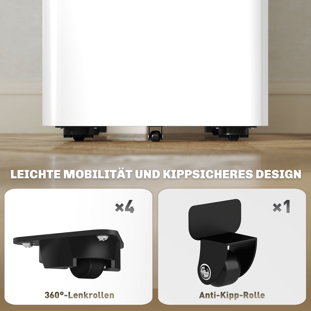 Metal arkivskab, kontorskab, 3 skuffer, på hjul, hvid