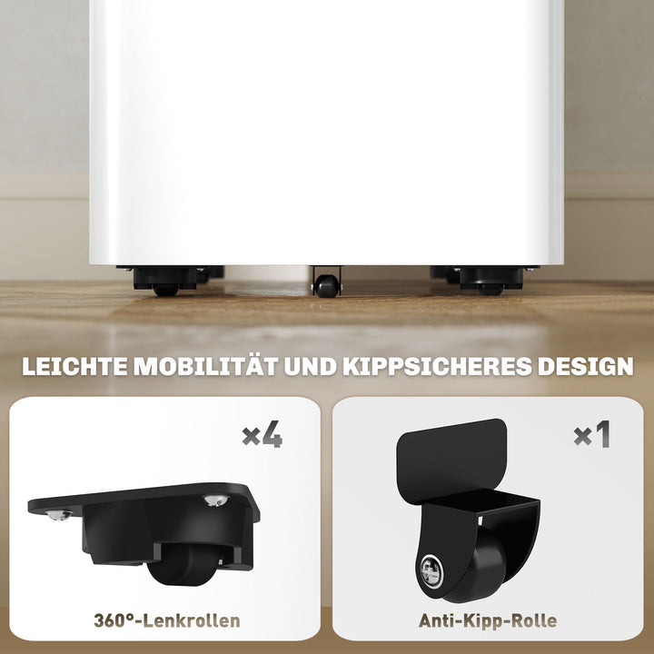 Metal arkivskab, kontorskab, 3 skuffer, på hjul, hvid