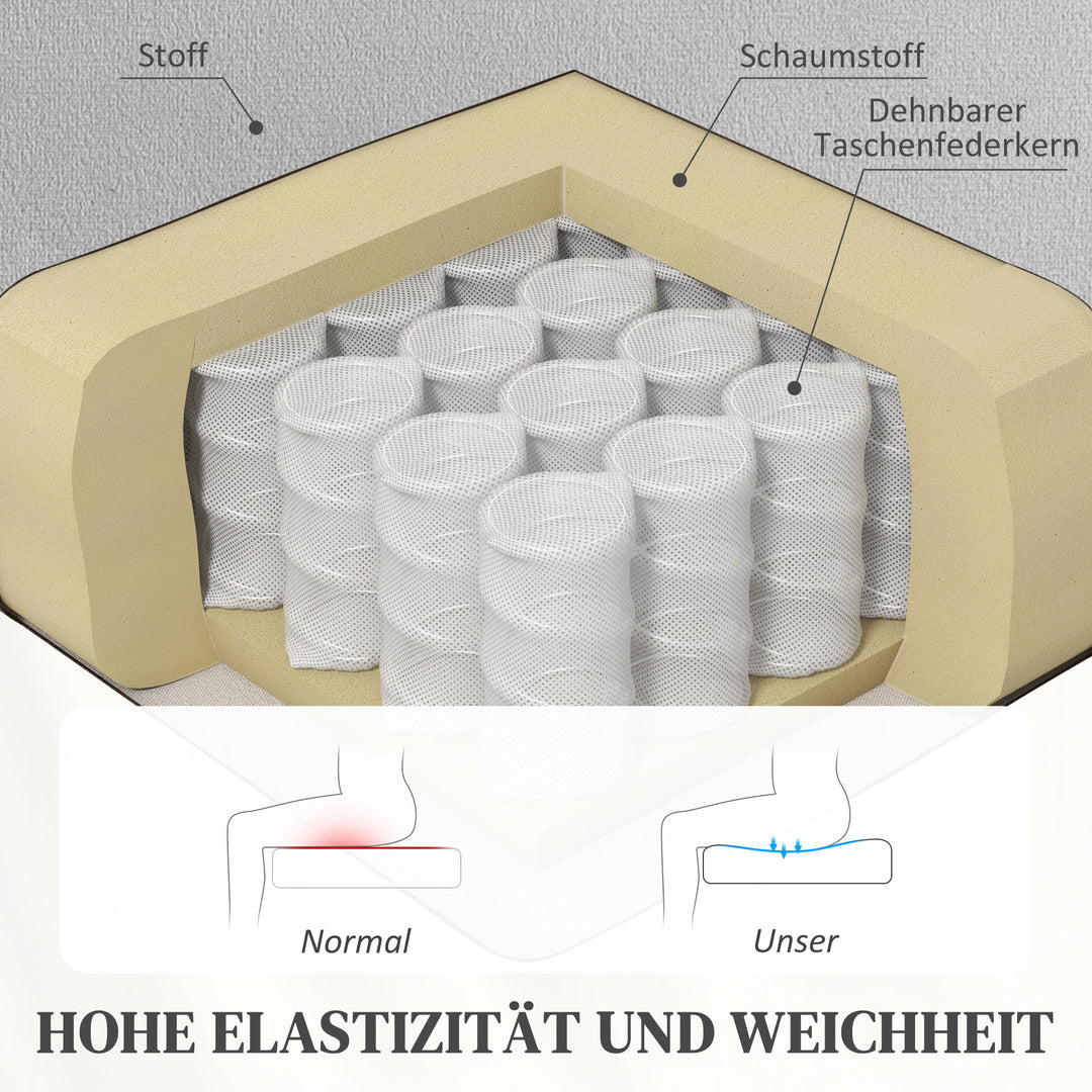 Elektrisk lænestol med hæve-sæde, blødt fløjlsstof, usb-porte