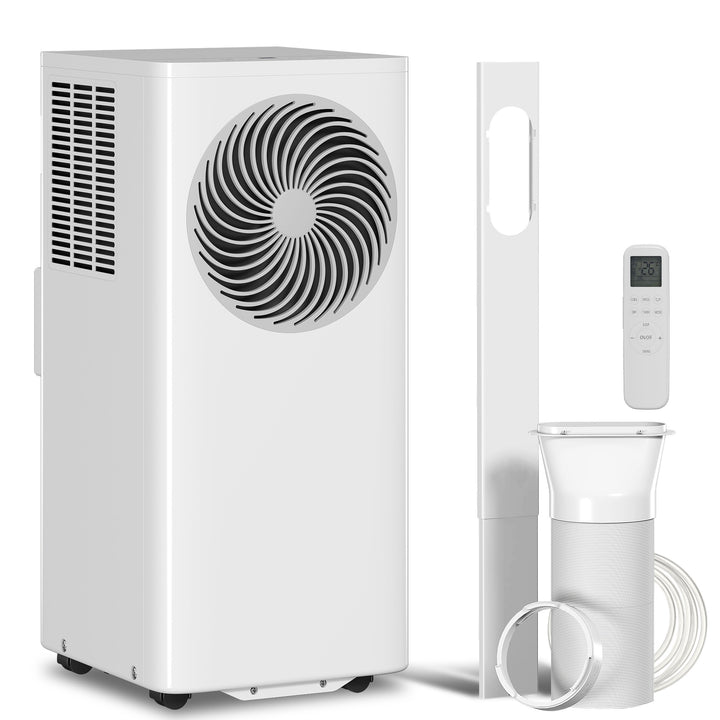 Bærbart klimaanlæg 9000 BTU, 4-i-1 bærbart klimaanlæg med køling, 40 L/dag affugter, ventilator, dvaletilstand