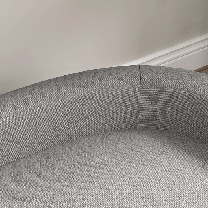 Hundesofa til store hunde op til 30 kg, polstret, ben af fyrretræ, 98 x 67 x 25 cm, grå