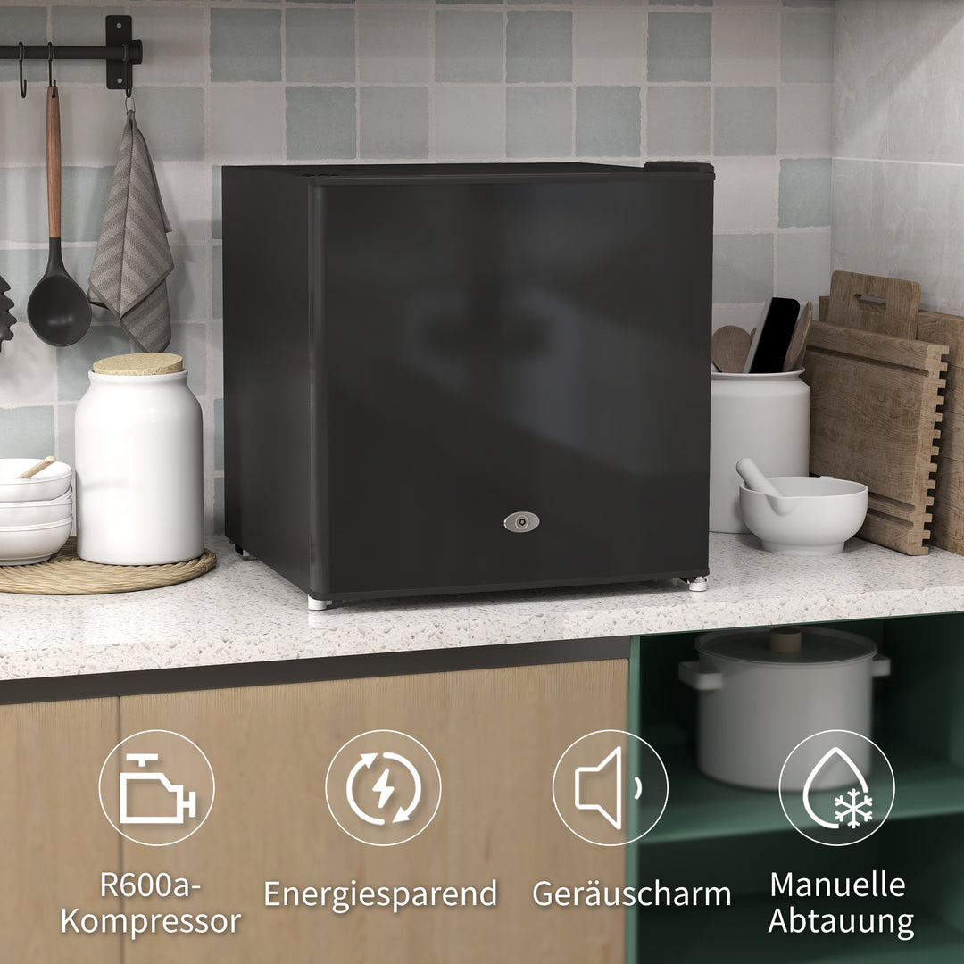 Minifryser 35 l fryseboks elektrisk fritstående 45 w minifryser 47 x 44,2 x 48,8 cm sort