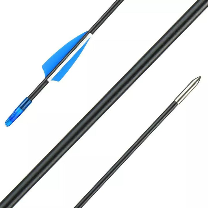 30 glasfiber bueskydningspile til compound- og recurvebuer til målskydning