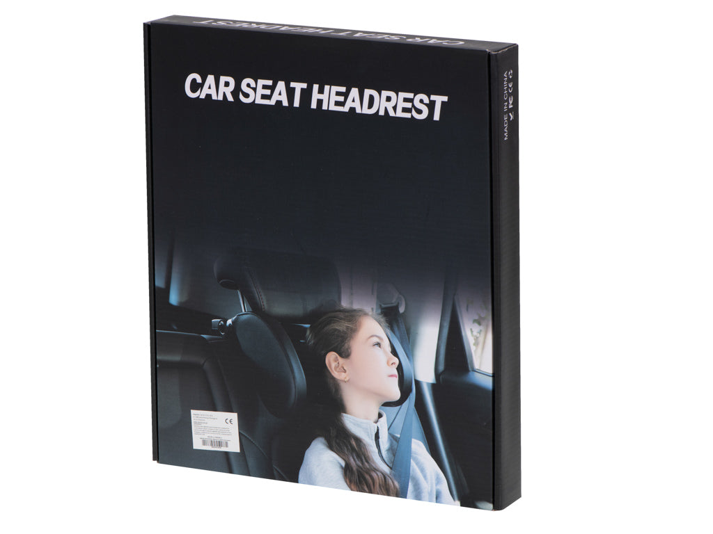 Justerbar hoved- og nakkestøtte i bilen, beige