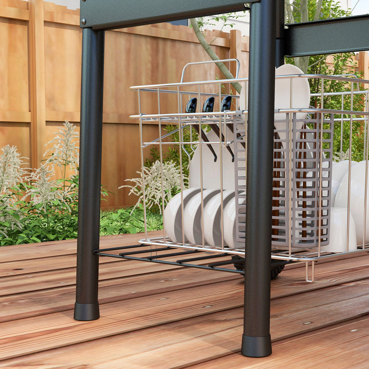 Trækulsgrill smoker bbq grill, 1 hylde, inklusive termometer, 83 x 46,5 x 115 cm, sort