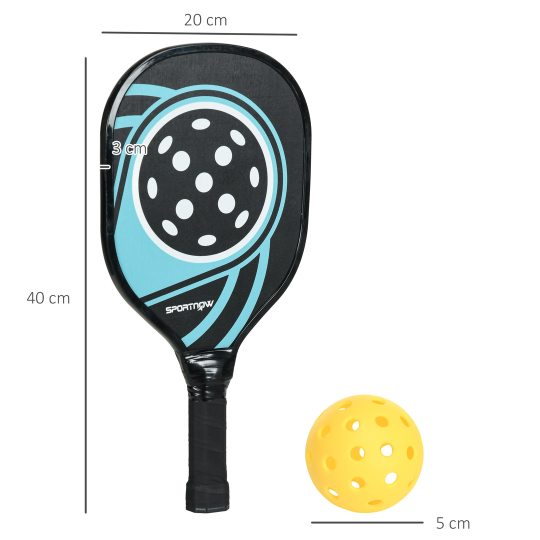 Pickleball-paddlesæt med 4 padler til begyndere og fritidsspillere