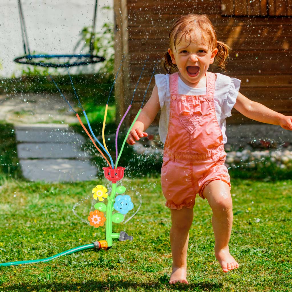 Vandsprinklerfontæne til børneblomst