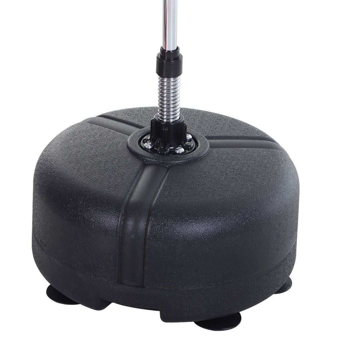 Bokseboldsæt stående boksetræningssæt 136-154 cm højdejusterbart med 1 par handsker velegnet til professionelle og begyndere sort