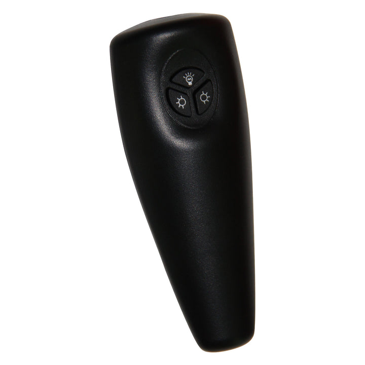 Infrarød terrassevarmer 2000W med fjernbetjening, LED-display og 2 varmeindstillinger – sort