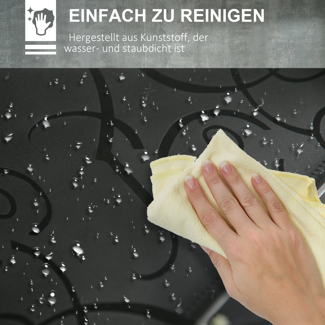 Modulært opbevaringsskab, garderobe, 16 rum, plastik, stål