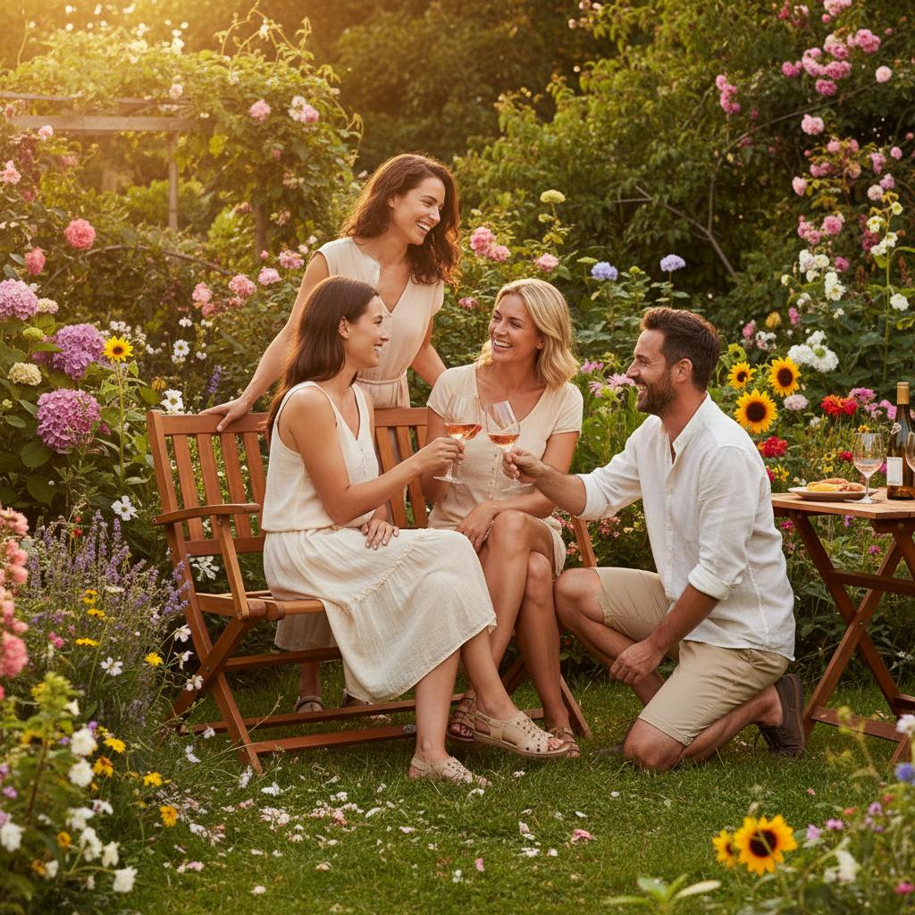 Foldbar havebænk til 2 personer – eukalyptustræ, FSC®-certificeret, 120x55x90 cm