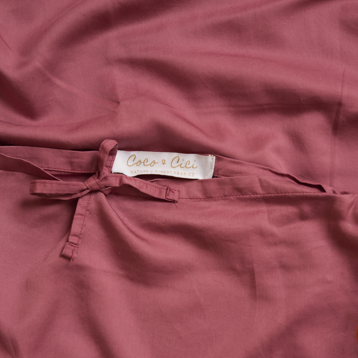 Børn - TENCEL™ Twill Dekbedovertrek Dusty Rose