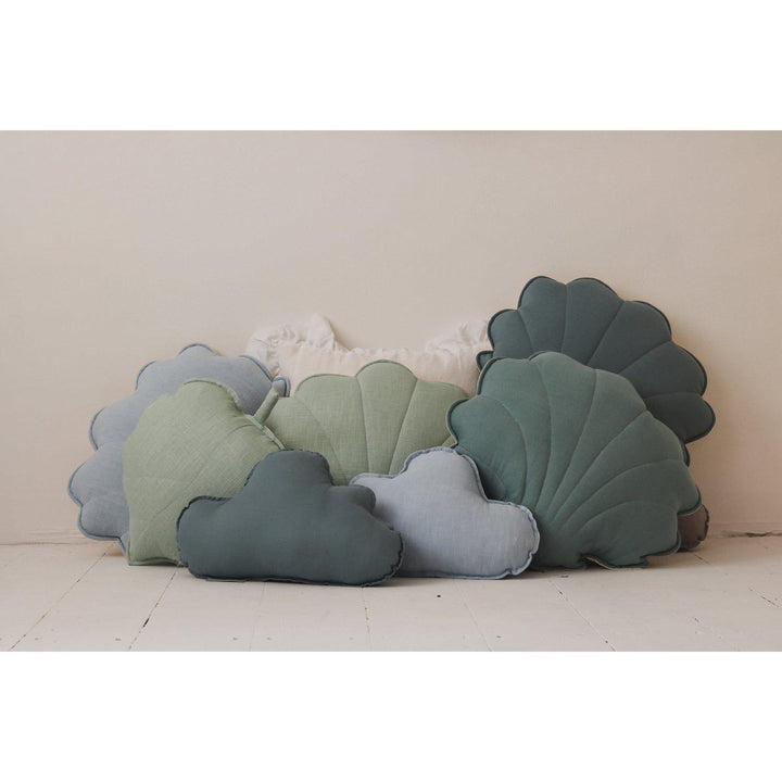 "Baby Blue" linned sky pude