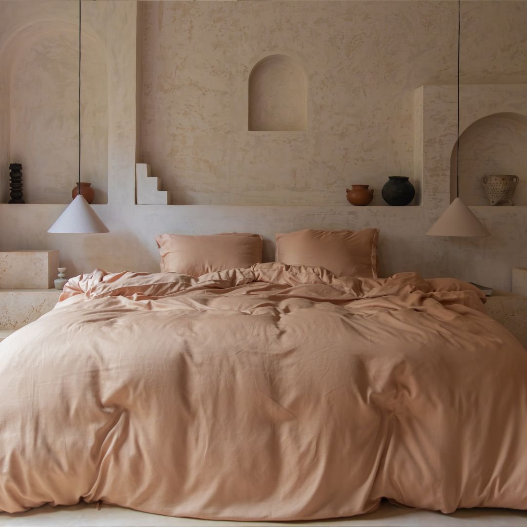 TENCEL™ - Twill Dynebetræk Peach