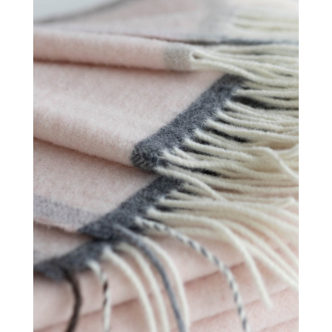 Merino/cashmere uldtæppe Milan Rosa Orlo