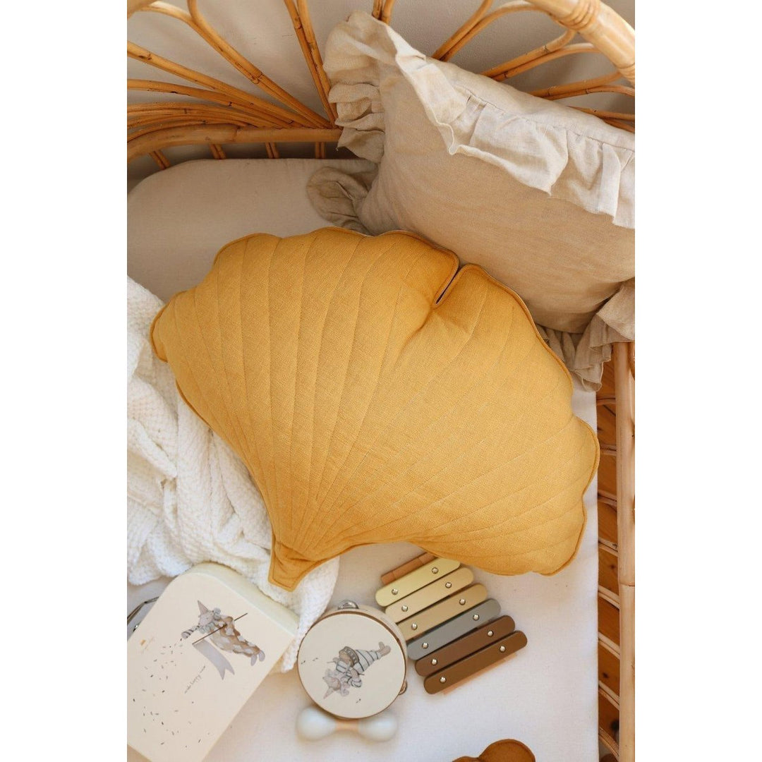 "Mango" linned Ginkgo Leaf Pude
