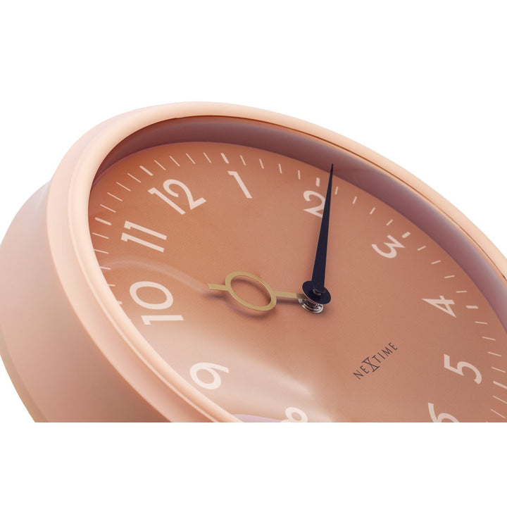 Vægur 30,5 cm-Silent-ABS-NeXtime 'Golden Hour Wall'