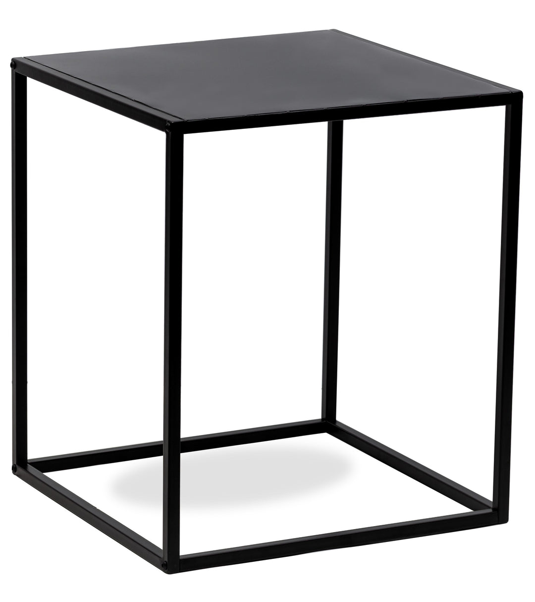HAGEN industrielt sidebord i sort metal