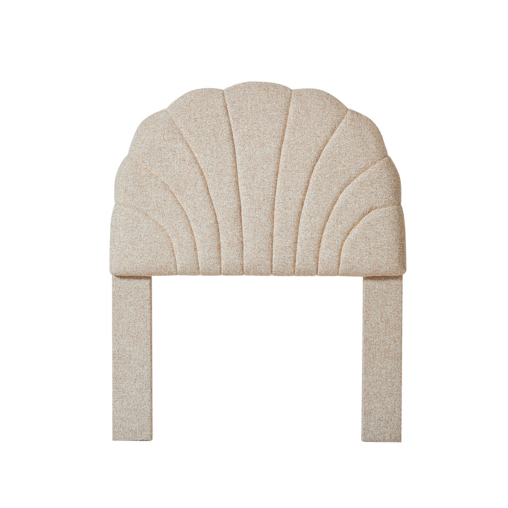 SUND Sengegavl i stof 90 cm beige