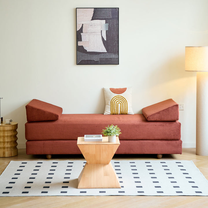 CASTELO 3-personers terracotta sovesofa