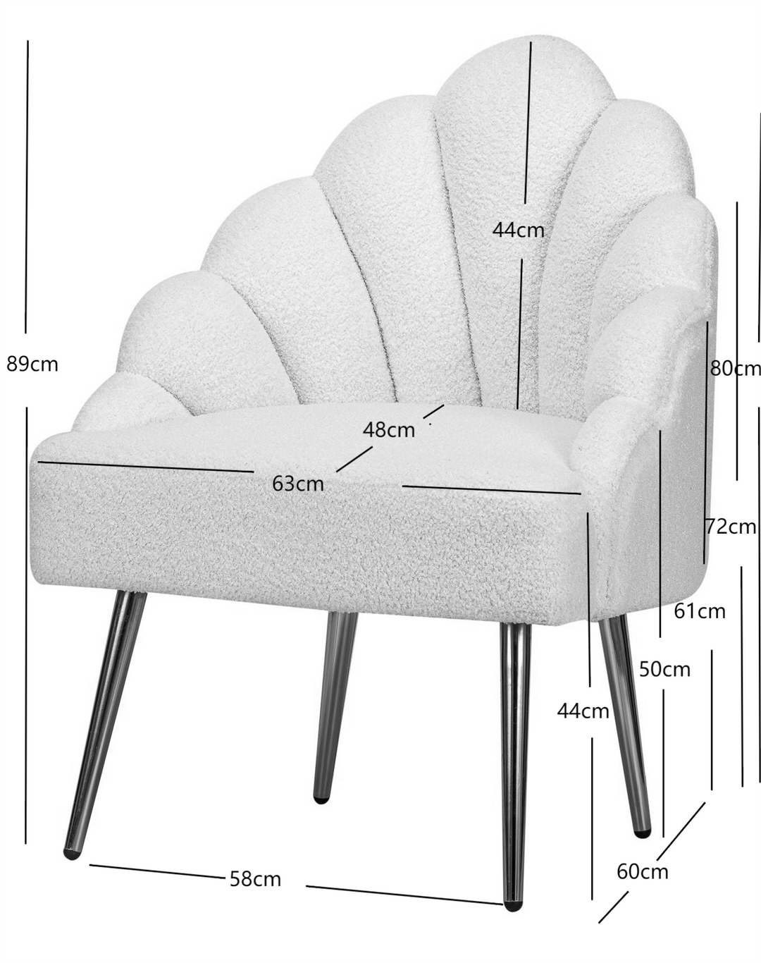 BOLGE Retro Metal og Grøn Velour Lounge Chair