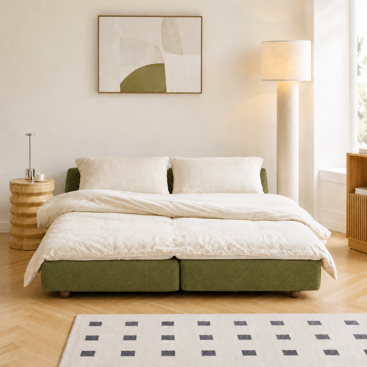 CASTELO 3-personers grøn sovesofa
