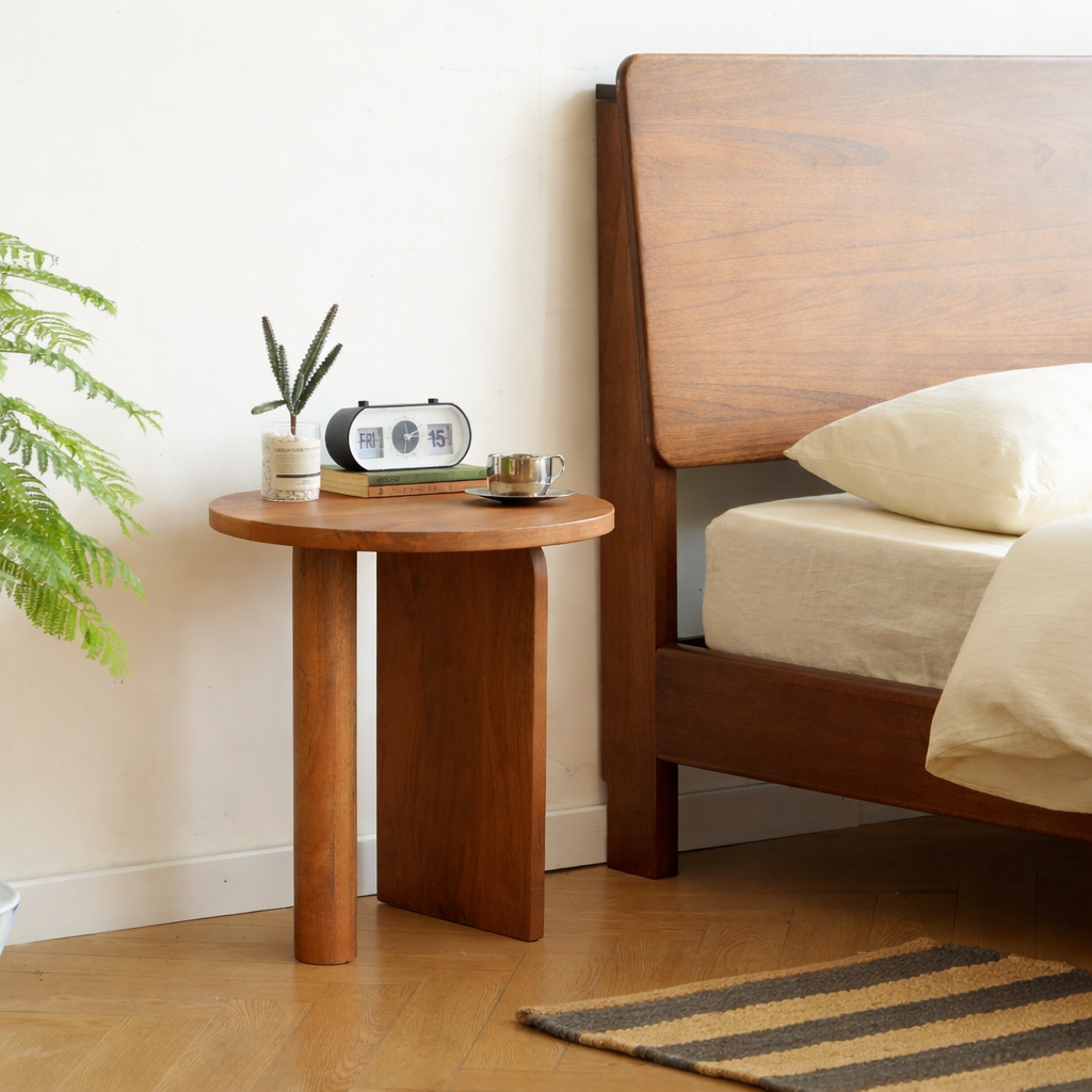 ALWAR sidebord i massivt mangotræ
