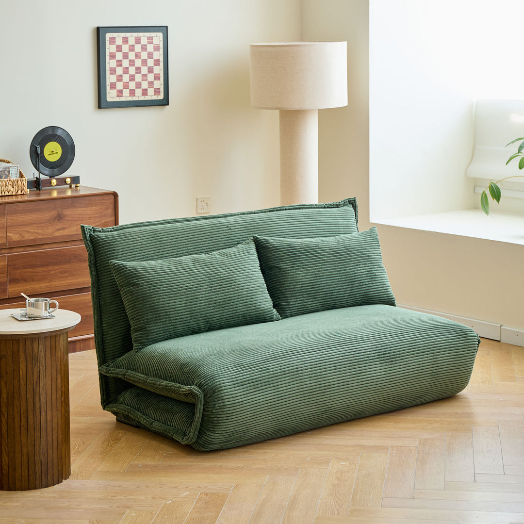 LEON 3-personers grøn sovesofa