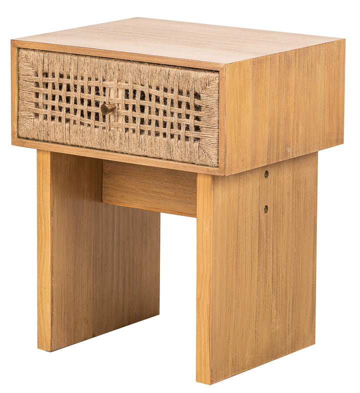 TOLEDO sidebord med skuffe – naturlige detaljer og skandinavisk design