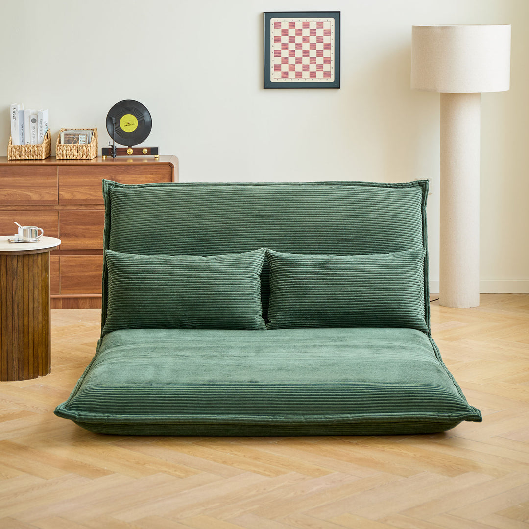LEON 3-personers grøn sovesofa