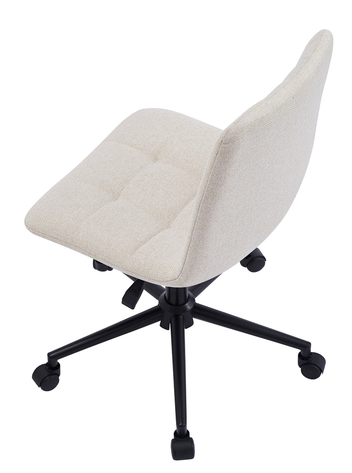 OFFBJORN Beige Stof Justerbar Kontorstol