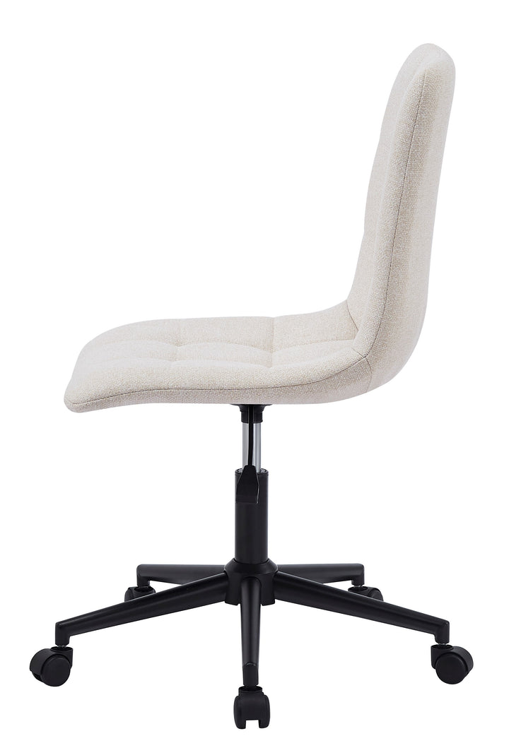 OFFBJORN Beige Stof Justerbar Kontorstol