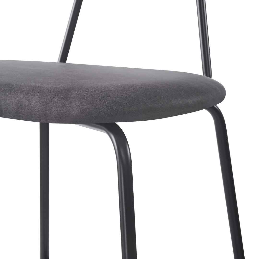 TABOREBRO et af 2 industrielle barstole med rattan