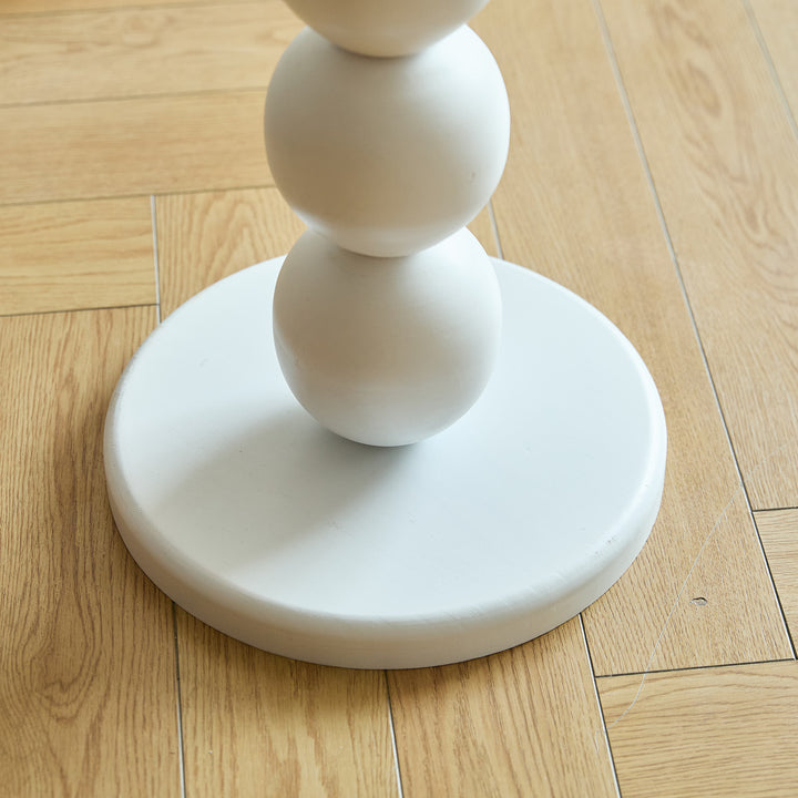 GAVLE sidebord i massivt træ, hvidt