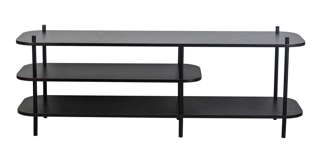 COLEMAN TV-bord i metal og sort træ