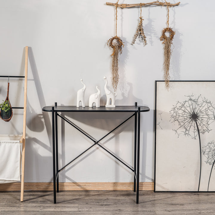 LUND Sort konsolbord