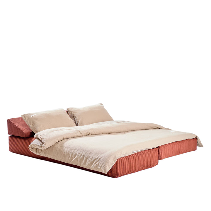 CASTELO 3-personers terracotta sovesofa