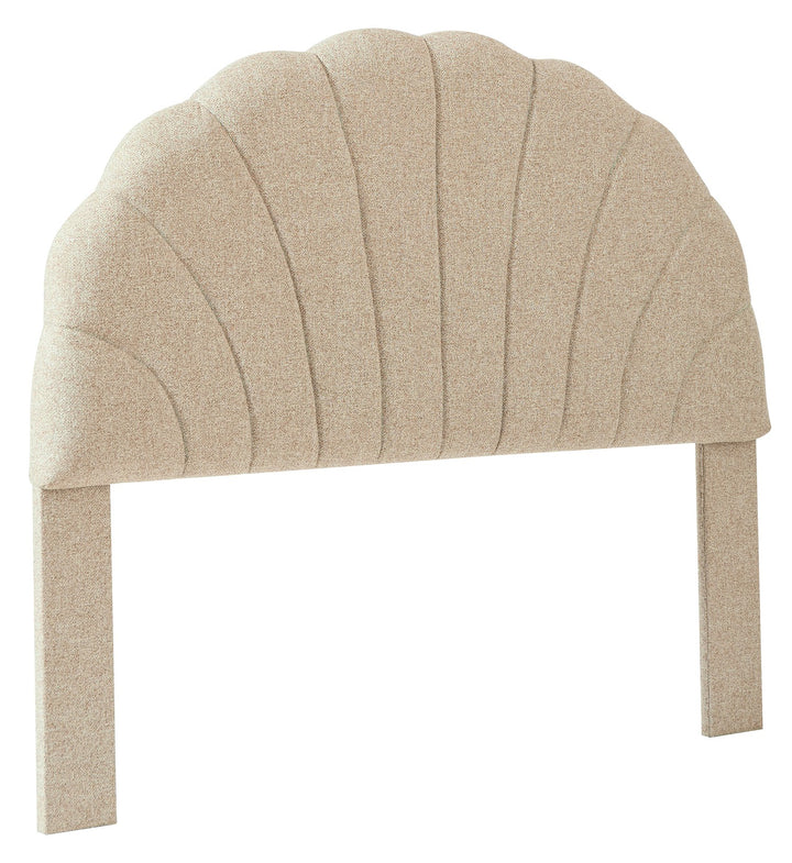 SUND Sengegavl i stof 140 cm beige