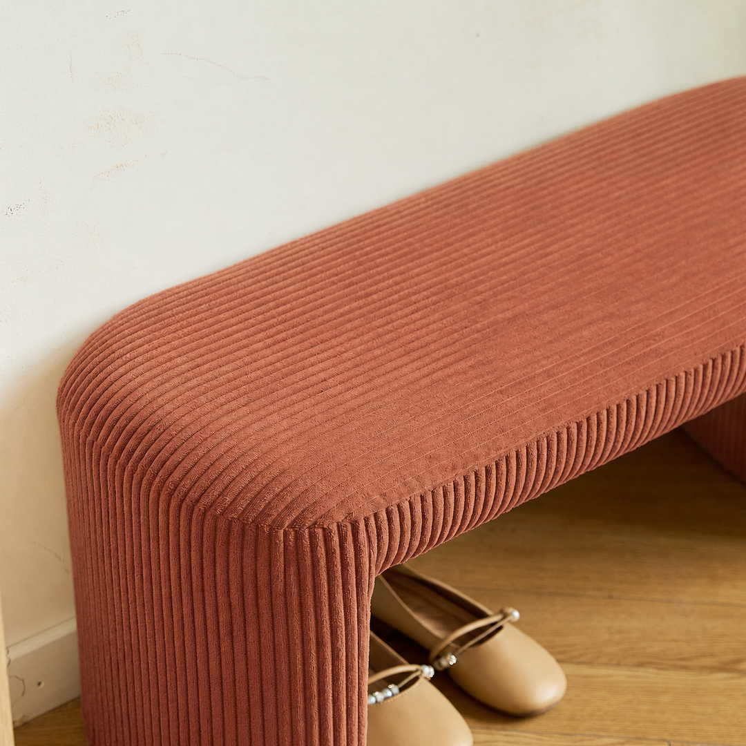 RIGA Terracotta Corduroy Bænk