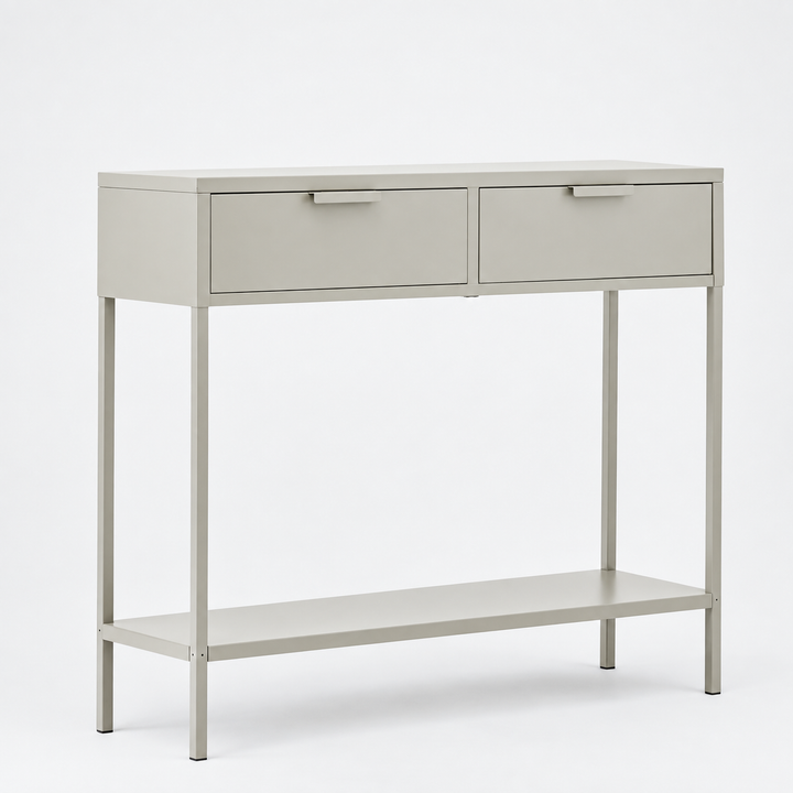 KUHMO konsolbord med 2 skuffer – Beige