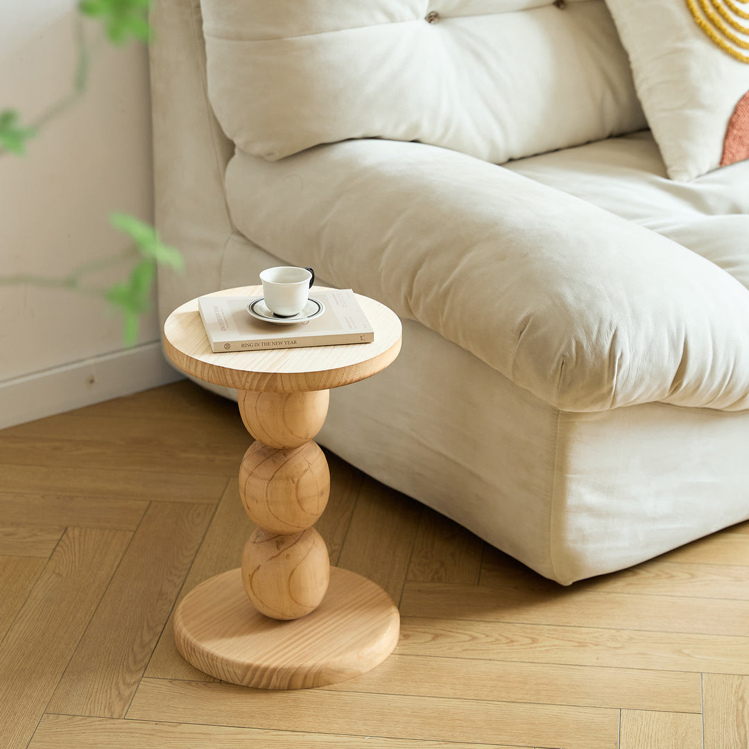 GAVLE sidebord i massivt træ, natur